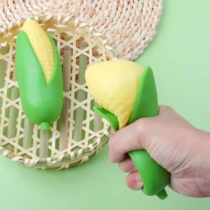 Creative Peeled Corn Squishy Simulation Creative Corn Lala Le Venting Fruit Pinching Tricky To Relieve Boredom Funny